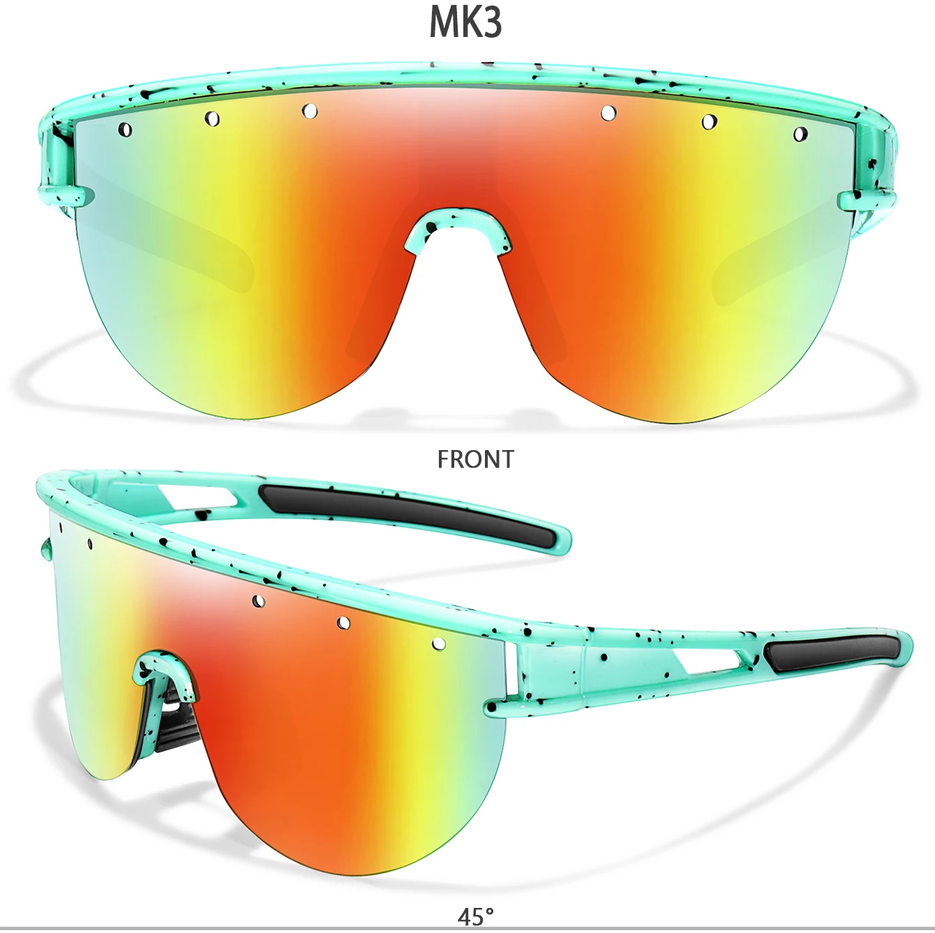 Teenager Sonnenbrille Alter 9-15 Jugend Radfahren Brille MTB Fahrrad Brille Kinder Outdoor Sport Jungen Mädchen UV400 Brillen – Detail 22