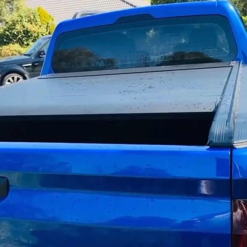 Electric Retractable Tonneau Cover For Canyon | Aluminum Roll-Up Truck Bed Cover