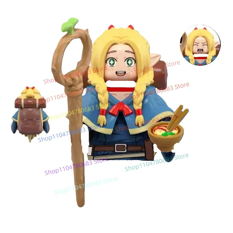 

MOC строительный блок лабиринт для девочек мини-фигурка в сборе модель орнамент Kawaii аниме мультфильм декоративная игрушка подарок Коллекционная