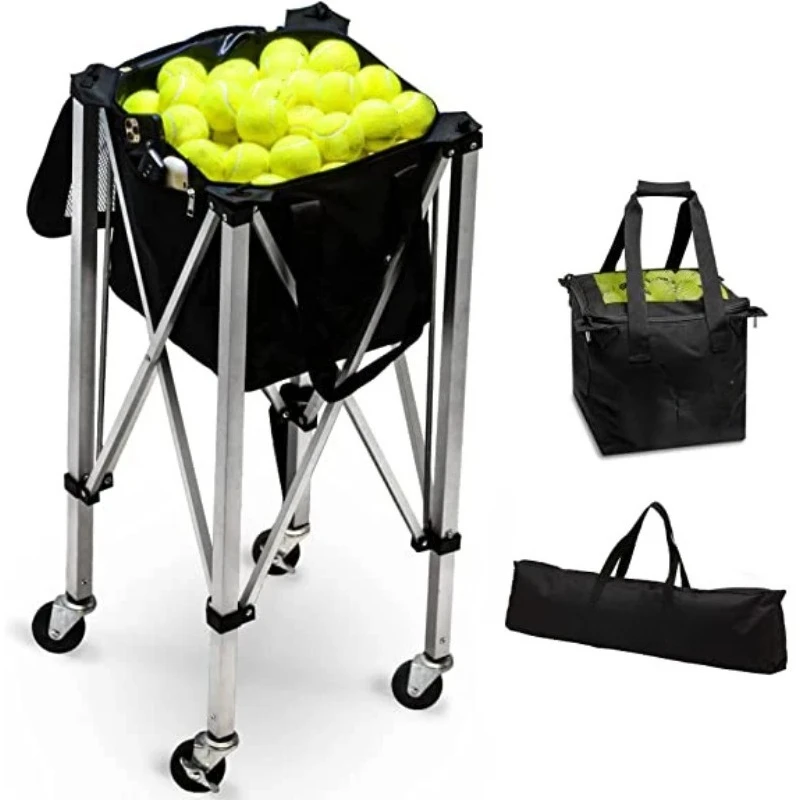 

Ball pickup tool cart frame with pickup tube thrusters and baskets for efficient ball collection and storage