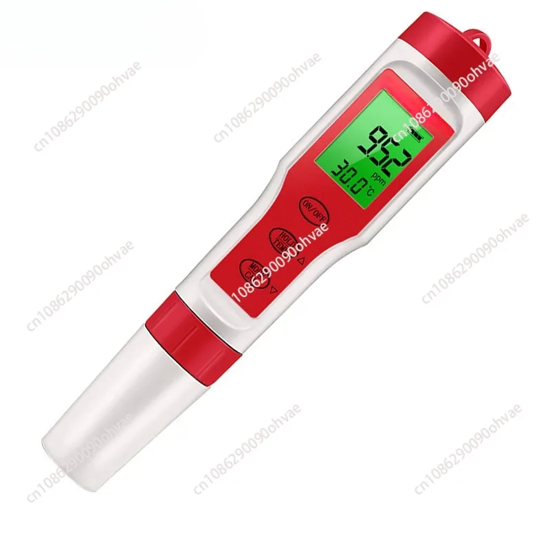 4 in 1 Temperature Meter Water Quality Fish Tank Salinity Tester for Pools Spa Aquariums