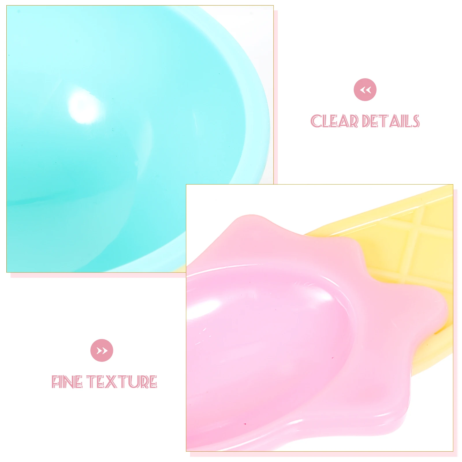 

1 Set Ice Cream Set Multi-Function Reusable Kids Dessert Bowls Chic Design Household Kitchen Utensil Pudding Yogurt Bowl