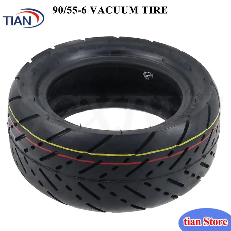 

TUOVT 90/55-6 Off-road Vacuum Tyre or 10 Inch City Tubeless Tire for Electric Scooter Accessories