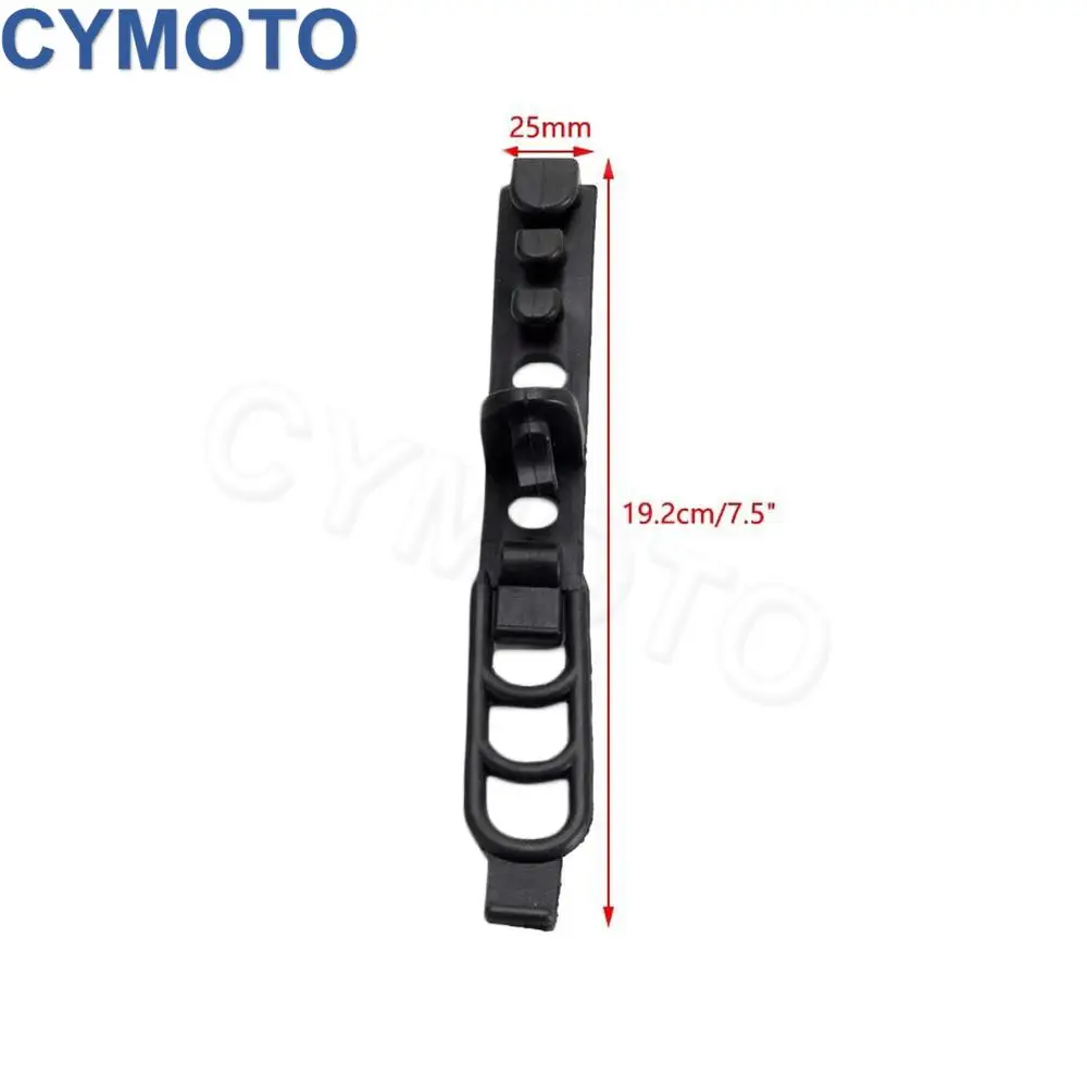4 قطع من الأشرطة المطاطية للمصابيح الأمامية للدراجات النارية على الطرق الوعرة للدراجات النارية الرياضية المزدوجة العالمية والدراجات الترابية والمحركات العارية