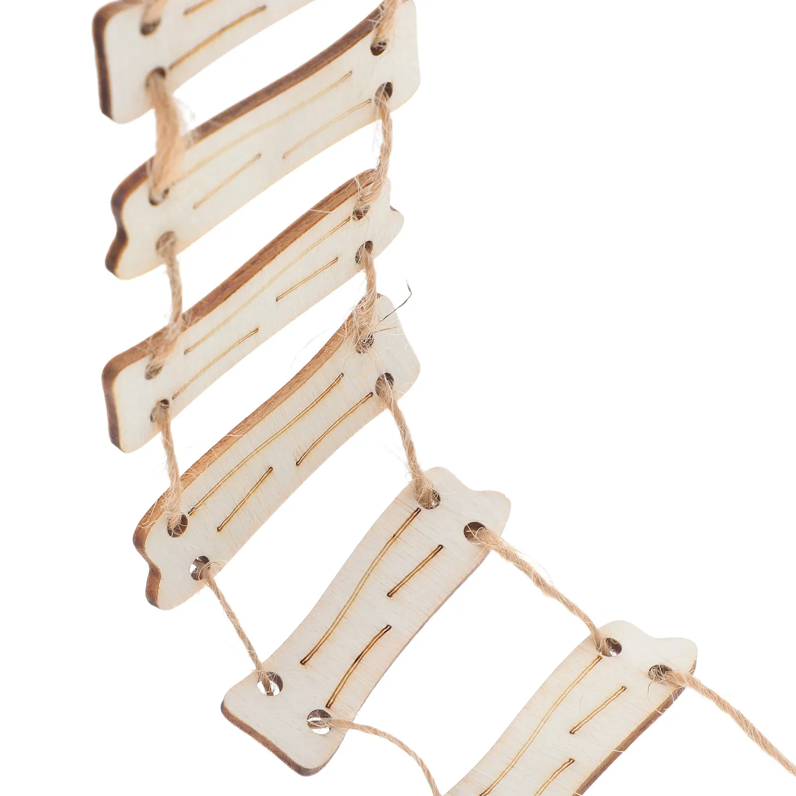 

1Set Wooden Mini Rope Ladder Decor for Fairy Garden Landscape DIY Craft Home Yard Ornament Micro Scene Decoration