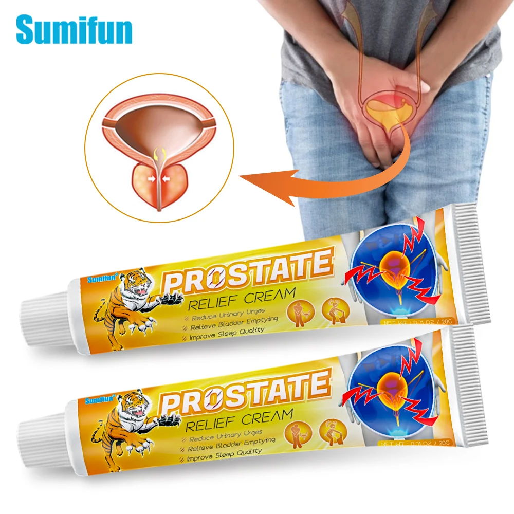 

20G Prostatitis Care Cream Urological Urethritis Prostate Medical Plaster Urinary Pain Relief Ointment for Man Health Care