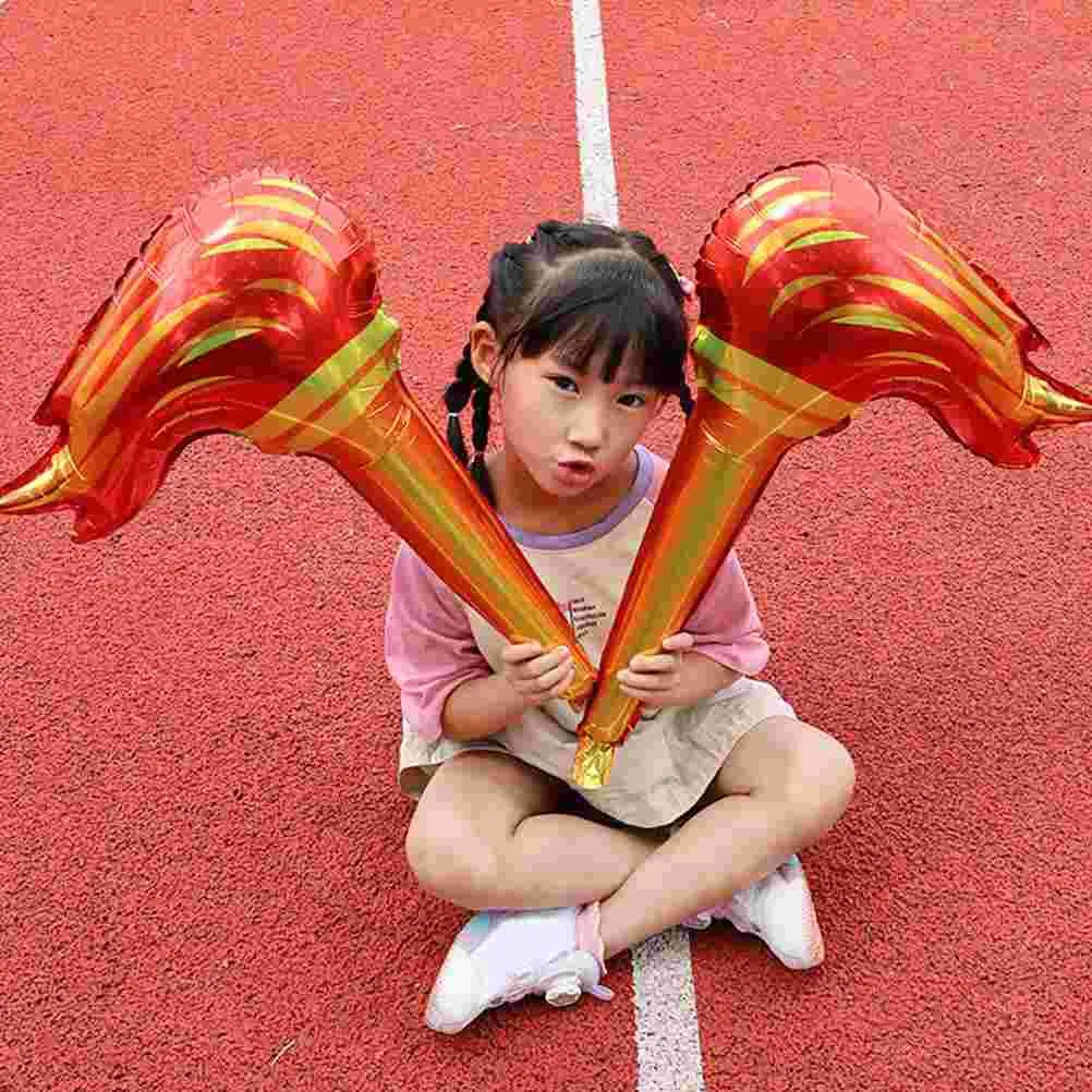 

Inflatable Torch Fun Torch Inflates for Medieval Party Photo Prop Torch Playthings children cheer performance props