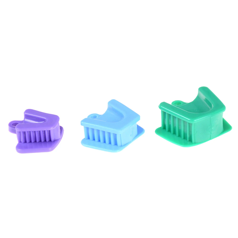 Coussretours Occlusal Dentaire en Silicone, décennie s de Morsure Multi-Tailles, Ouvre-bouche pour Enfants et Adultes, Fournitures Orthodontiques, 3 Pièces