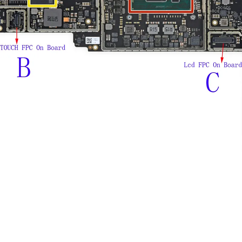 

1-10 шт., разъём для сенсорного ЖК-дисплея Microsoft Surface Pro 4 Pro4 7 1724 Plus 1960 1961 26 50 60 64 Pin