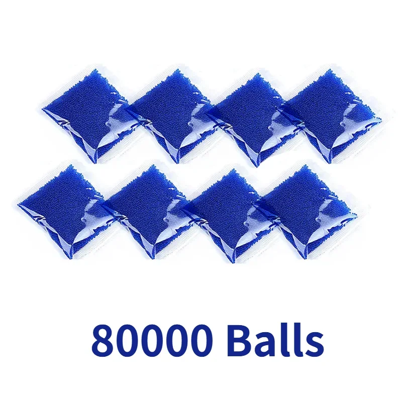Boule de Gel de perles d'eau de 7 à 8mm, pistolet électrique polymère cristal sol Hydrogel Gel polymère boules d'eau en croissance décoration de maison de mariage