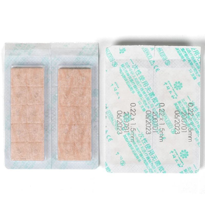 New Packaging Disposable Press Needle Sterile Ear Needle Taihe Face Head Ears Massage Instrument Zhongyan Acupuncture Needle