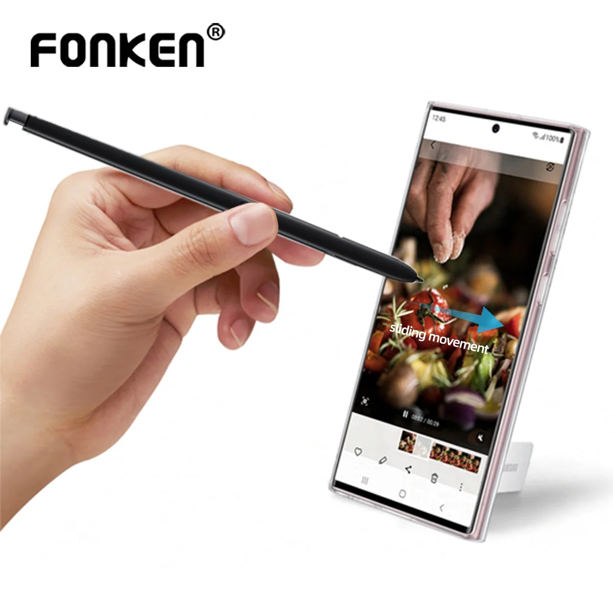 

Ультра-стилус для Galaxy S24 Ultra S Pen Стилус для сенсорного экрана без Bluetooth для Samsung Galaxy S24 Ultra Stylus