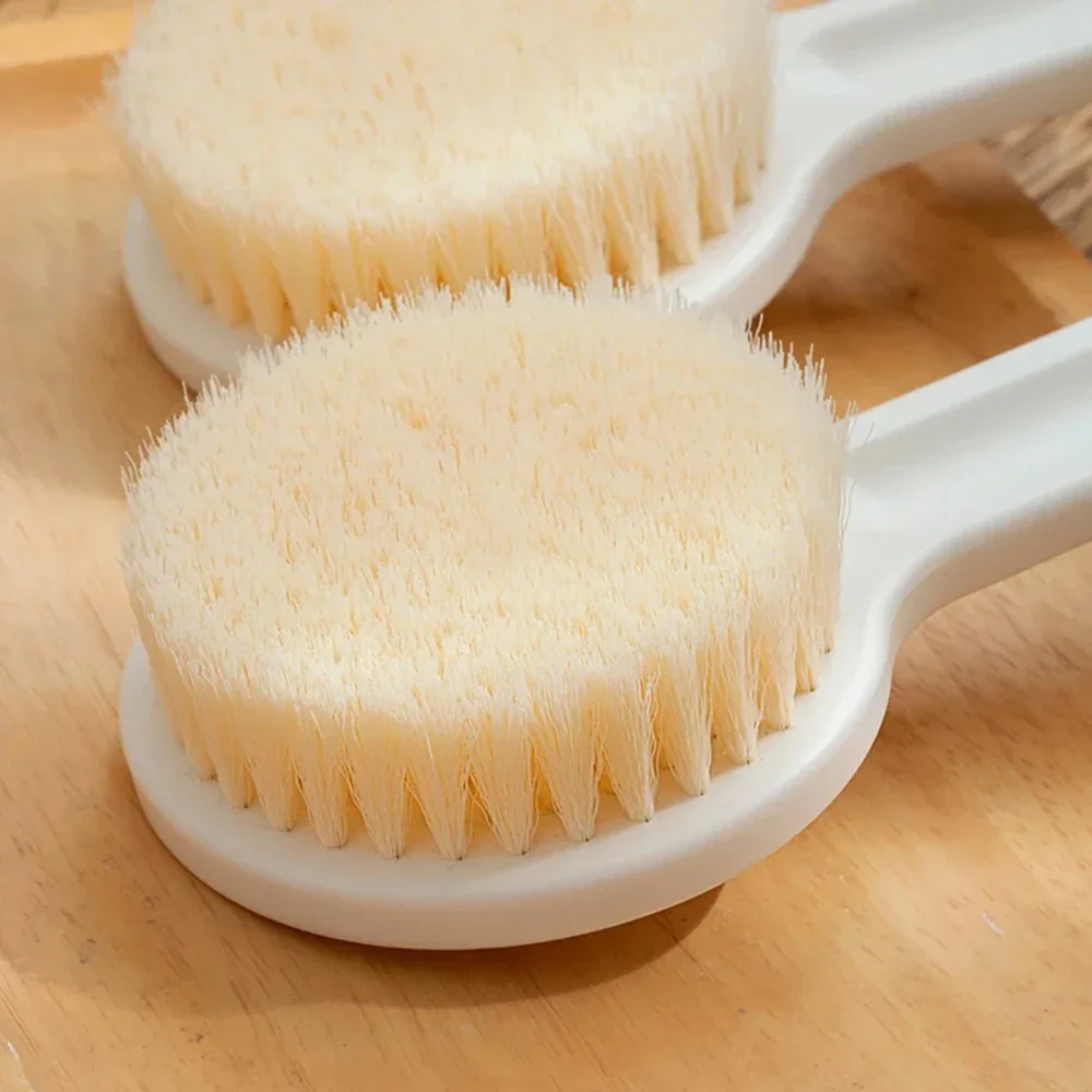 

Soft Bristles Shower Back Scrubber with Long Handle - Exfoliating Bath Brush for Full Body Cleaning Personal Hygiene Supplies