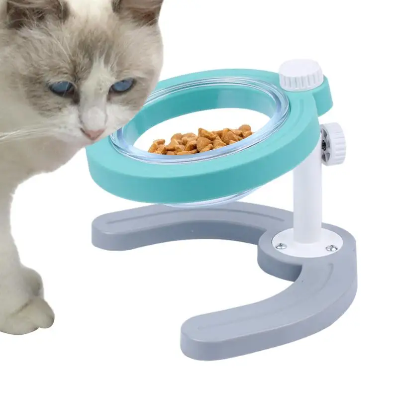 Ergonomic Cat Feeding Bowls Tilted Non-slip Dog Food Water Bowls Raised Cat Food Bowl Mess Proof Pet Feeding Bowls For Small Dog