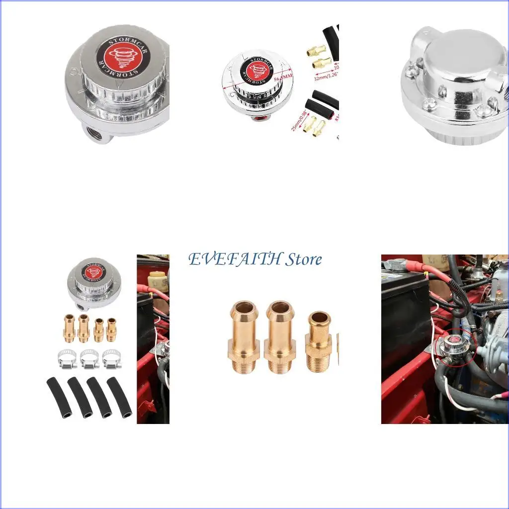 

124B Manual Pressure Regulator Metal Adjustable for Carburetor Engine Universal