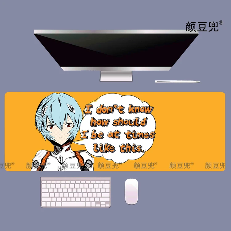 

Ayanami Rei Anime あやなみ レ Mat For Large And Small Size Gaming Mousepad Gamer Company Keyboard Mouse Mats Carpet Computer Desk Mat