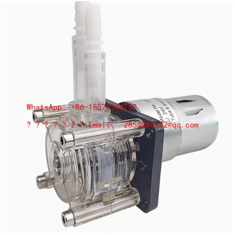 

L Large Flow Peristaltic Pump Easy To Install 12V/24V Metering Pump Vacuum Pump 500mL/min