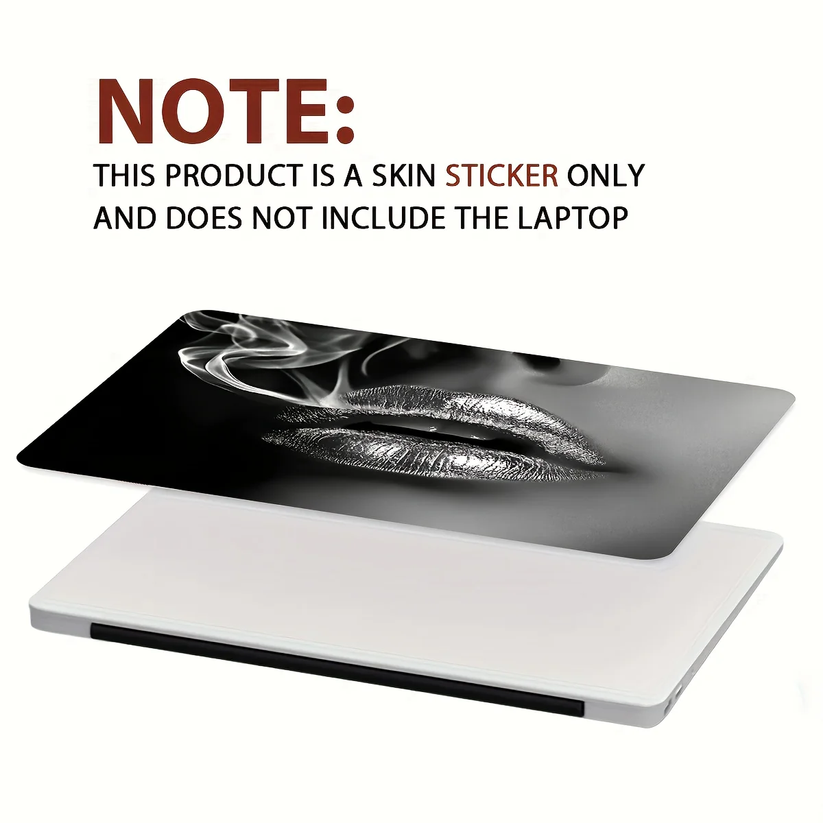 مجموعة مكونة من قطعتين من ملصقات الفينيل الفنية للشفاه مناسبة لأجهزة الكمبيوتر المحمولة وخوذات السيارات غير القابلة لإعادة الاستخدام والدراجات النارية والثلاجات وما إلى ذلك