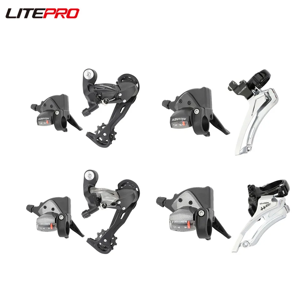 Litepro-マイクロファイバーマウンテンバイクシフターセット,7, 8, 9, 10, 11スピード