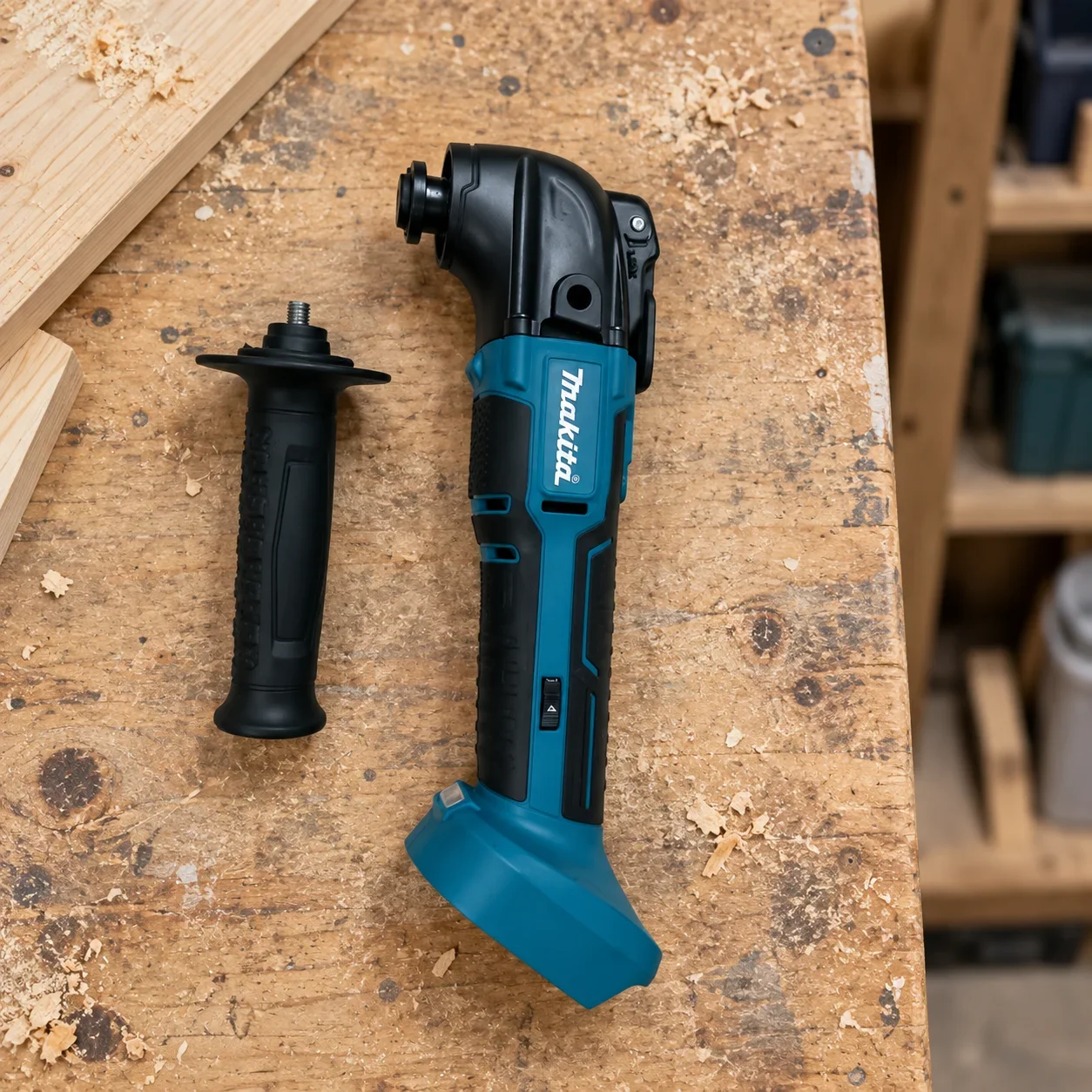 Original Makita DTM51 18V Lithium-Ion Oscillating Multi-Tool 6-Speed Quick Release Electric Trimmer Shovel for Home Renovations