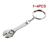 Wrench Keychain Stainless Steel Car Key Ring High-grade Simulation Spanner Key Chain keyring Keyfob Tools Novelty