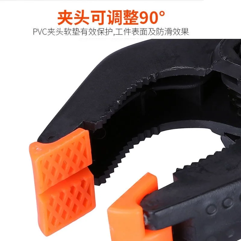2/3/4/6inch Adjustable Plastic Spring Clamps for Woodworking Tools Wood Working Tools Carpentry Clamps Plastic A-shaped Clip