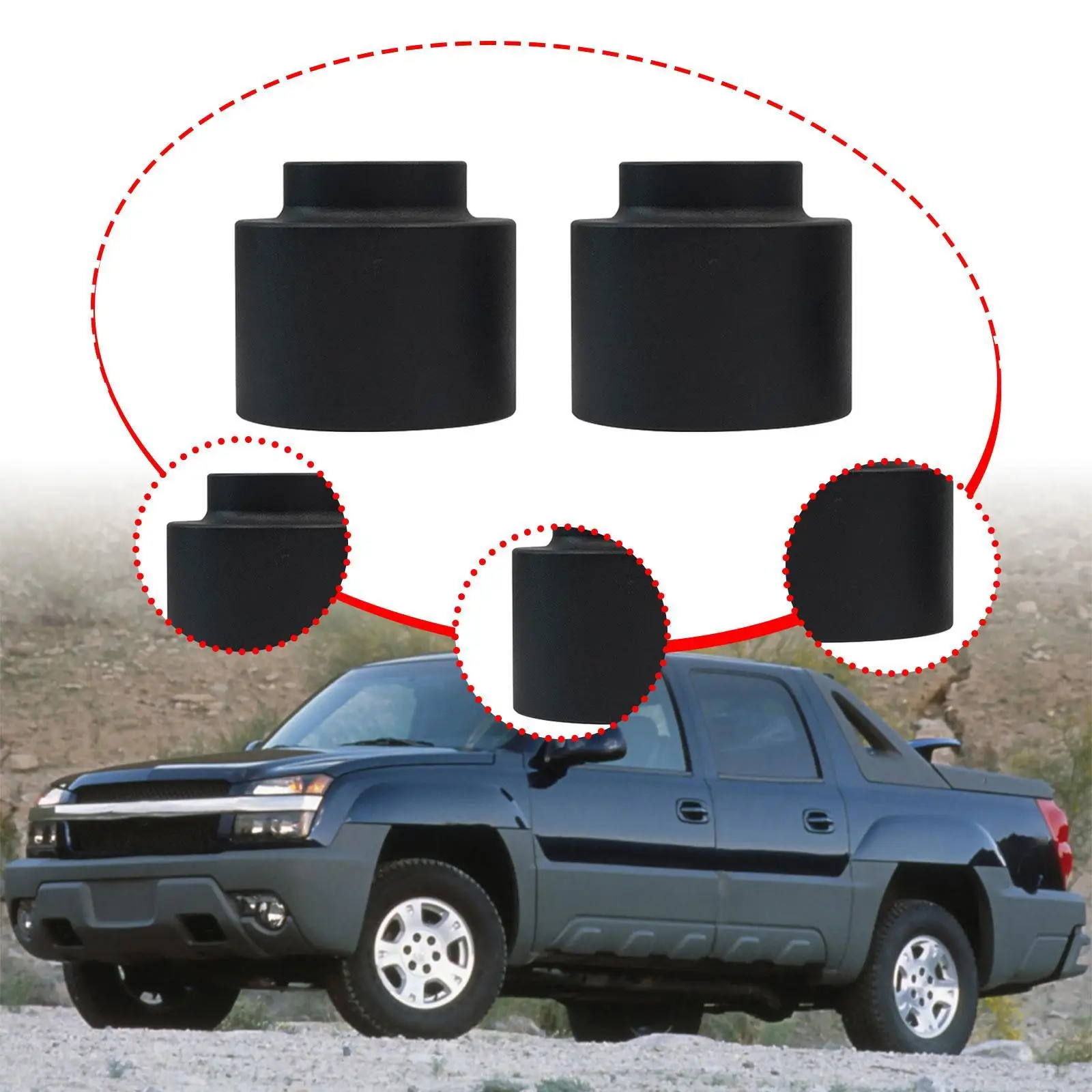 

Комплект из 2 подъемников для выравнивания автомобиля, профессиональные аксессуары для авто, простая установка, замена для Trailblazer