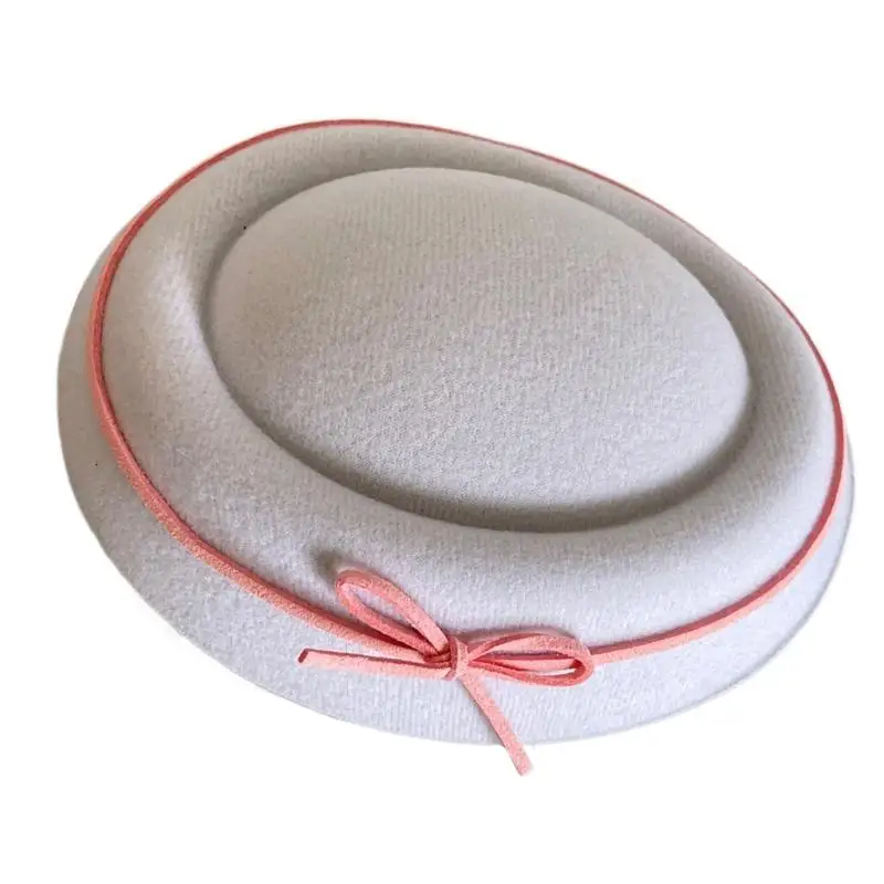 A52E Vintage Chapeaux Cocktail Thés Chapeau Quotidien Chapeaux Parfaits pour les Fêtes Tenue Décontracté Tête