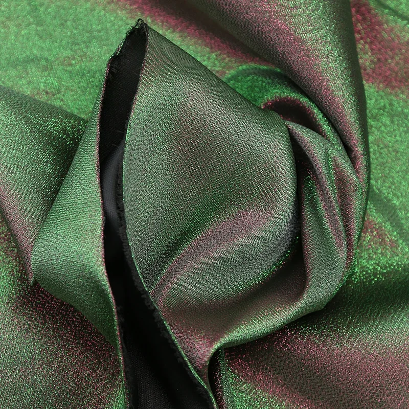 Mermaid Gradient Phantom Fabric Glitter By The Meter for Upholstery Skirts DIY Sewing Fashion Designer Cloth Breathable Textured
