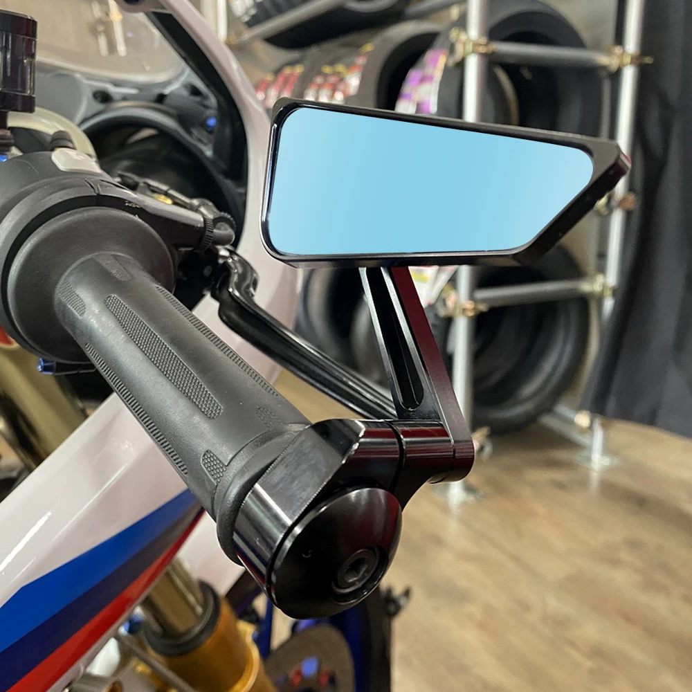 

For Trident 660 Tiger 660 Speed Triple 1200 RR RS 2024 Universal Motorcycle Rearview Mirror Adjustable Side Handlebar Mirror