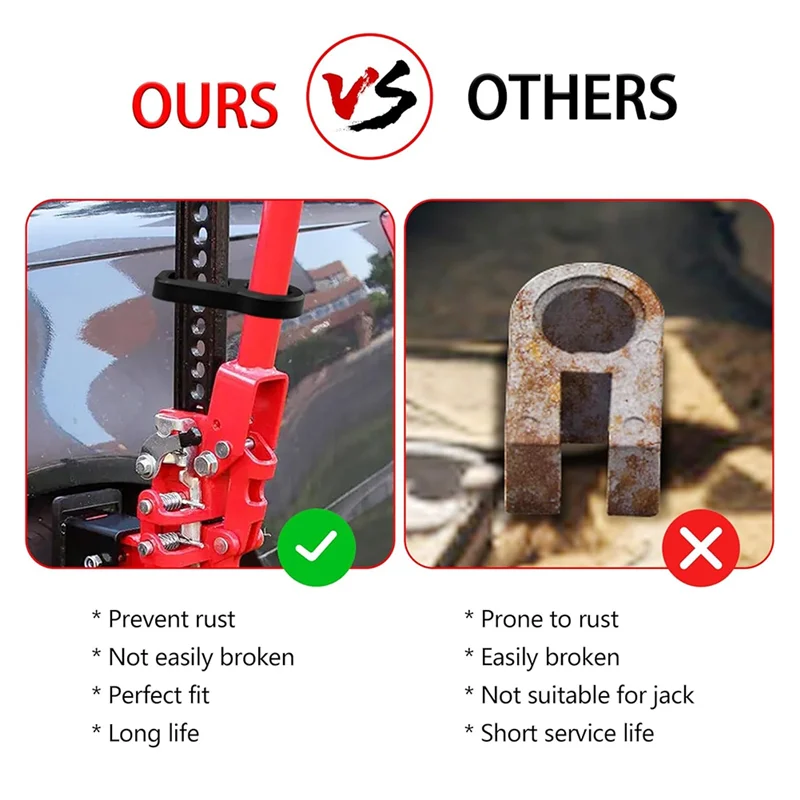 Jack Handle Keeper For Hi-Lift Jack & Farm Jack & Off Road Jack Accessories Handle Bar Protector