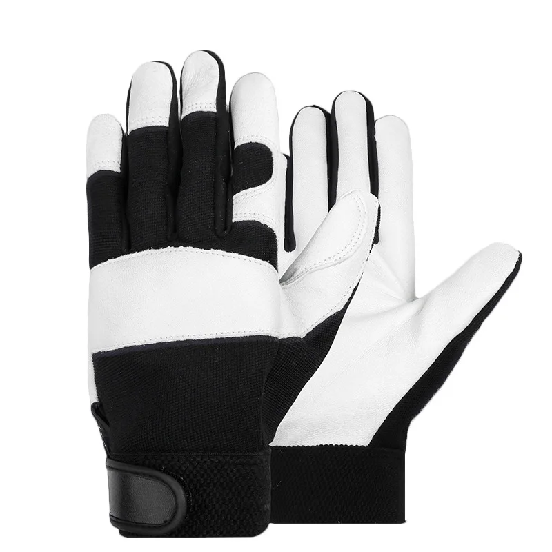 

Sheepskin Work Gloves Safety Labour Protection Garden Sports Motorcycle Driver Workers Work Welding Wear-resistant Gloves