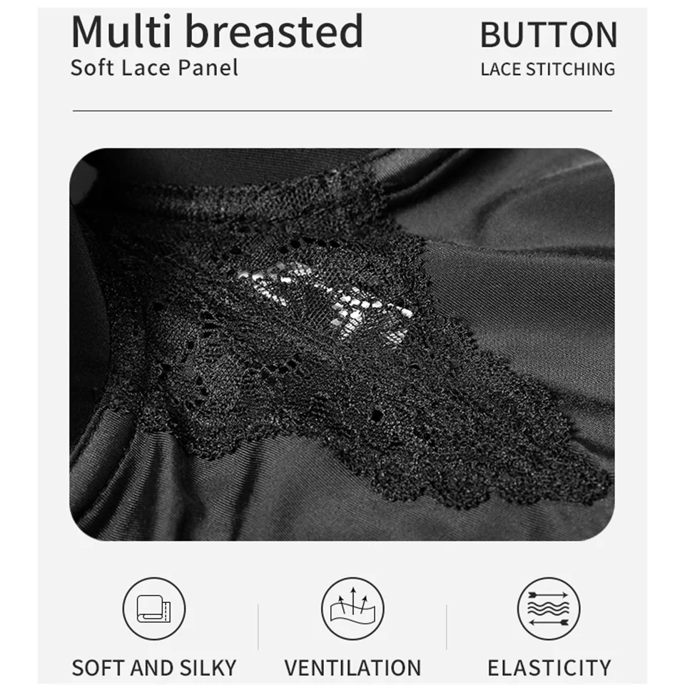Spitzen-Bodysuit mit Füllschale für Damen, Hautfarbene Enge Bodys, Einfarbiger Netz-Bodysuit, Sexy Shapewear, Figurformender Body – Detail 12