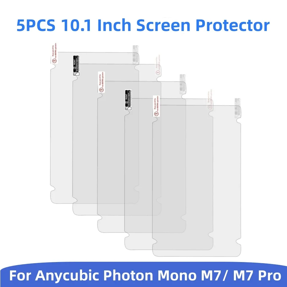 5PCS Screen Protector for Anycubic Photon Mono M7 Pro M7 Resin LCD 3D Printer Scratch Proof Protector Film 3D Accessories