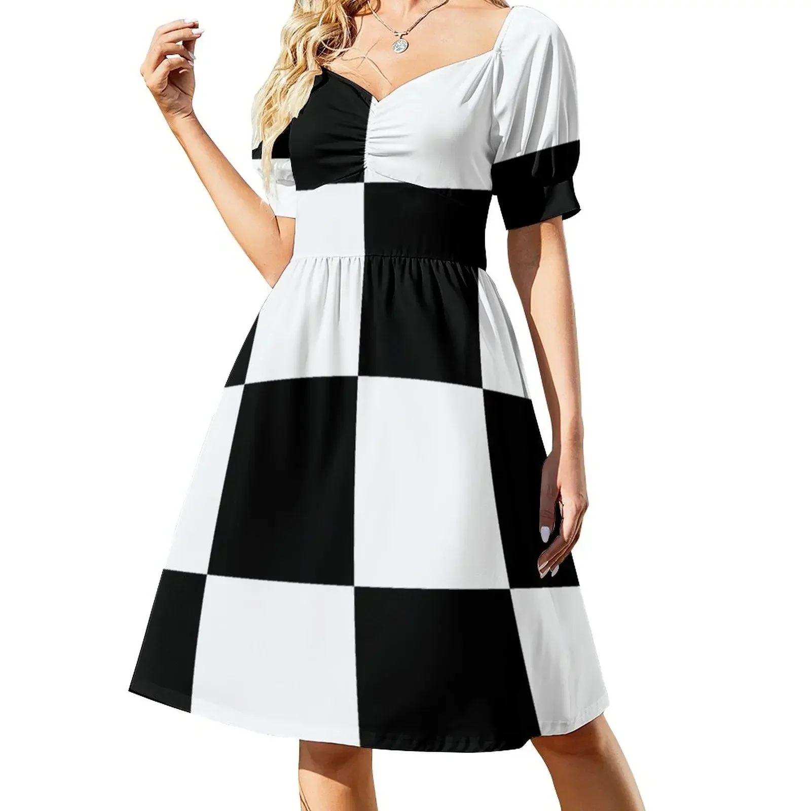 

Checkmate Sleeveless Dress Female dress dresses for women Dress