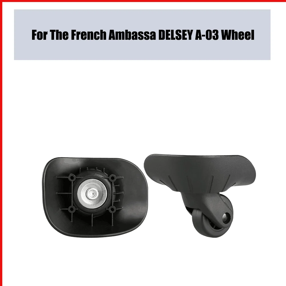 

For The French Ambassa DELSEY A-03 Trolley Case Wheel Pulley Sliding Casters Universal Wheel Luggage Wheel Silent Smooth