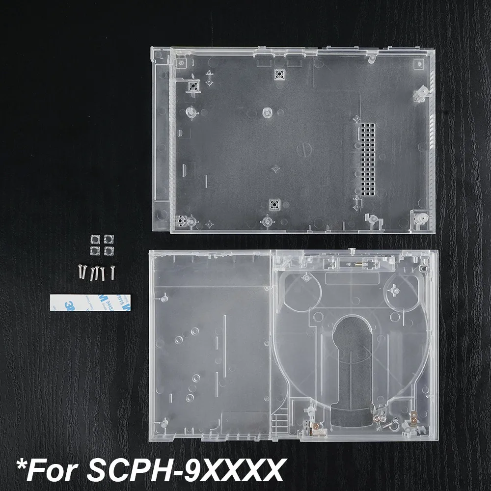 Clear Replacement Housing Shell For PS2 Slim Console Shell Transparent Case  Protective Box Modern Look
