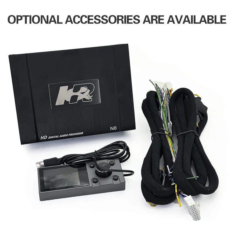 8-kanałowy wzmacniacz samochodowy o dużej mocy 2025 Wbudowany procesor 8*120W Peak Power Class AB Wzmacniacz samochodowy