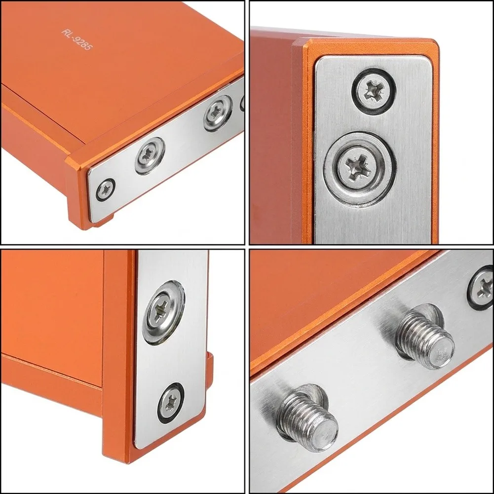 90 Degree Saw Guide for Woodworking Applications with Dual Magnets and Aluminum Alloy Construction for Accurate Repetitive Cuts