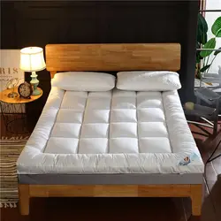 Soft Filling Mattress Quilted Pad Breathable Anti-Slip Noiseless Relieve Stress Mattress For Home Bedroom Apartment Supplies