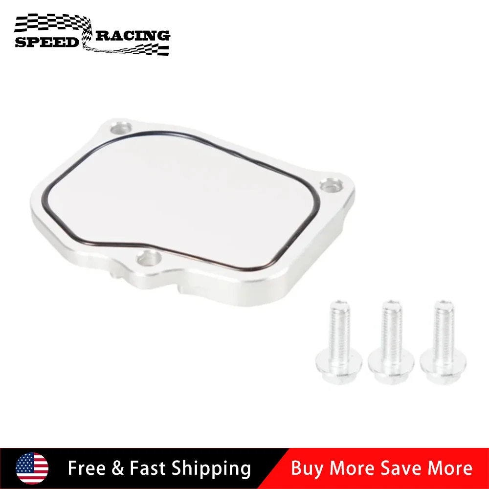 

Aluminum Car Mordification Replace Timing Chain Tensioner Cover Plate Silver Kit For Honda Acura K20 K20A K20Z K24 K24A Engines