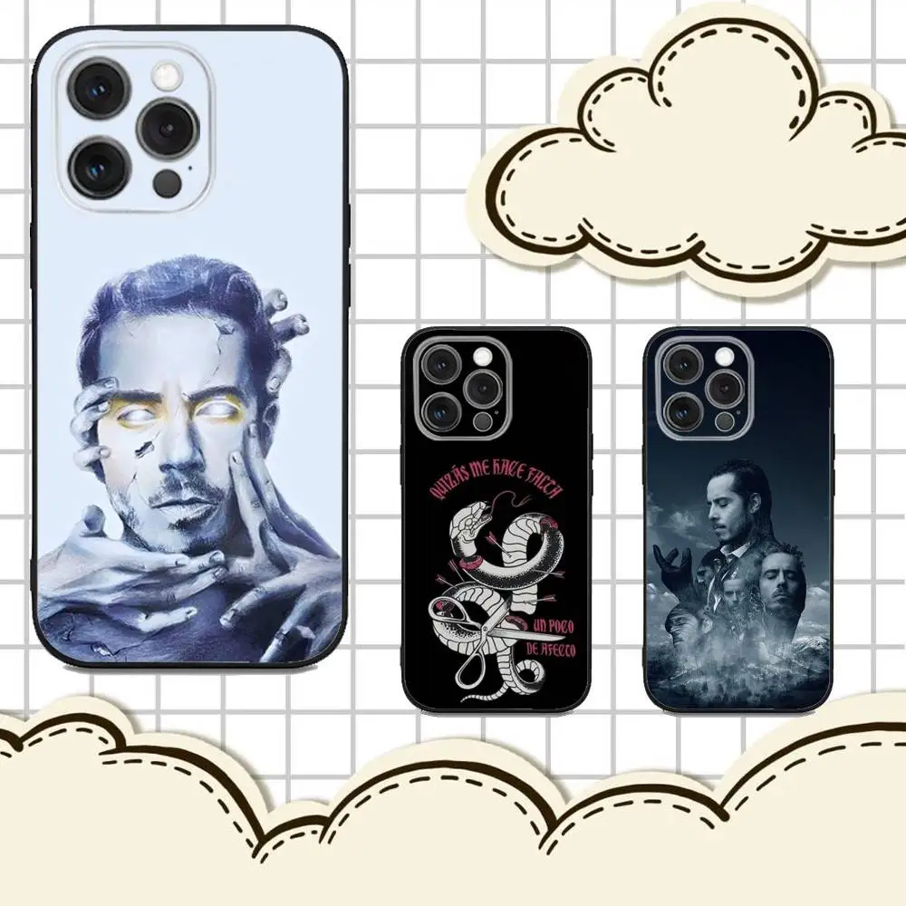 

Jose M-Madero Singer Phone Case For iPhone 16e,16,15,14,13,12,11,Pro,X,XS,Max,XR,Plus,Mini Soft Black Cover