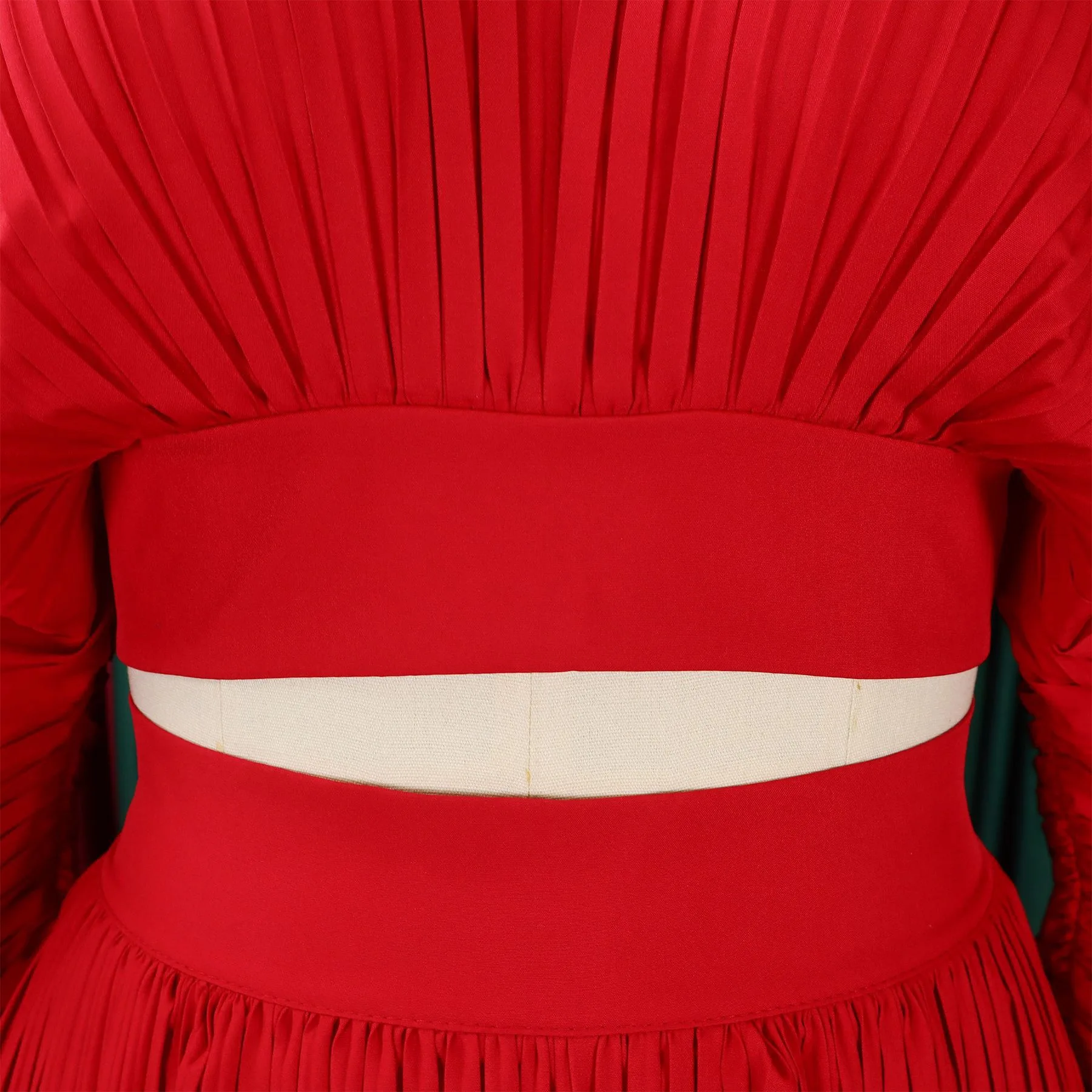 Women 2 Pieces Pants Sets Pleated Blouse V Neck Full Sleeve & Long Trousers Floor Length Elegant Ladies Outfits Pants Sets 2024