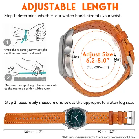 8 best sales läderarmband till Huawei Watch GT2 Pro - №5