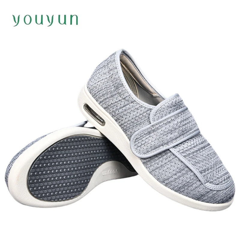 Mesh fabric upper soft, breathable middle-aged and elderly shoes Spring/autumn plus size men's daily casual walking shoes