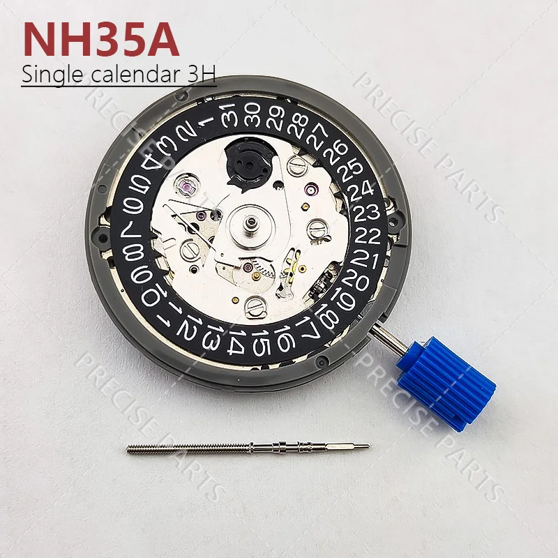 New NH35 24 Jewelry High Accuracy Mechanical Automatic Movement White Calendar Black Calendar Brand New Movement Replacement ﻿