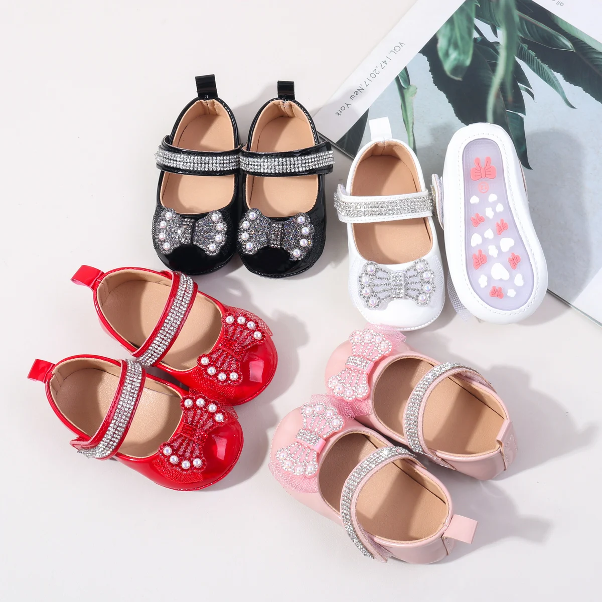 Spring/Summer New Cute Children's Shoes - 0-1 Years Old Princess Shoes, Anti-Slip Shoes, New Baby Learning Walkers