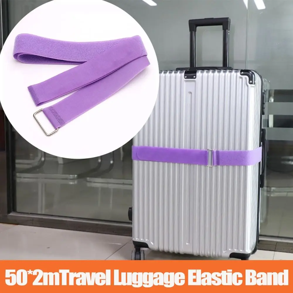 Tying Rope Travel Luggage Elastic Band Fixed Anti-lost Baggage Belts Adjustable Luggage Packing Belt Travel Accessories