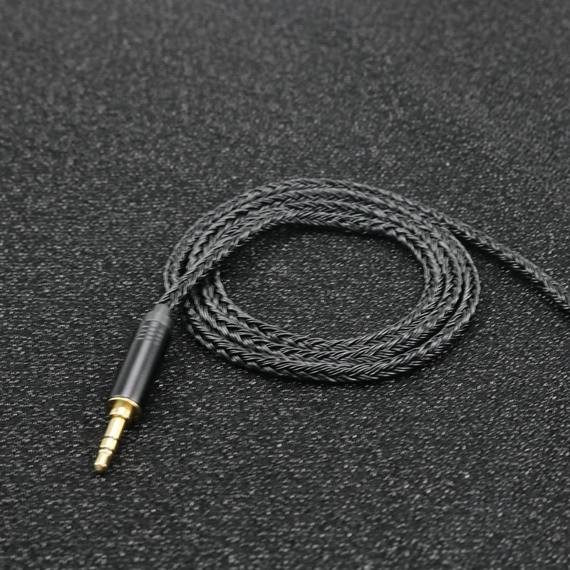 XINHS 24 Core Single Crystal Copper Silver Plated HiFi Wire Headphone Upgrade Cable for KZ EDX ZSN ZSTX ZS10 TRN MT1