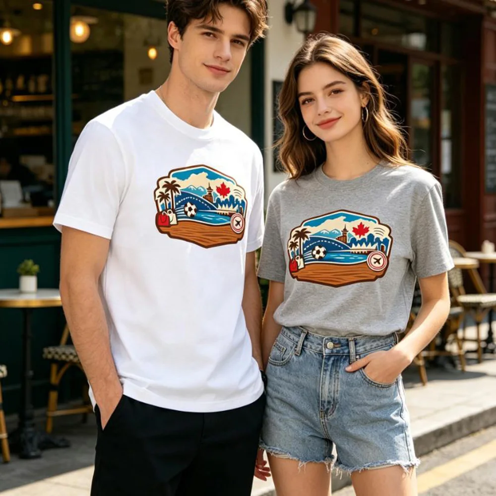 National Team Shirt Country Flag Tee Patriotic Fan Gear Cotton Breathable for Summer Match Day